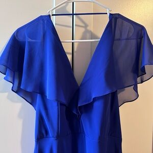 Elegant Blue Women's Dress